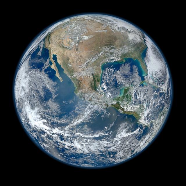 View of the Earth from space